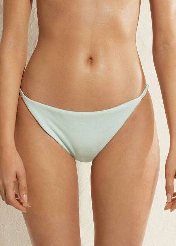 Calzedonia Adjustable Side Beverly Hills Eco Bikini Altları Kadın Mavi | TR2904KI