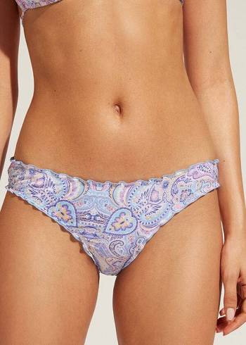 Calzedonia Amalfi Bikini Altları Kadın Mavi | TR2902ZG