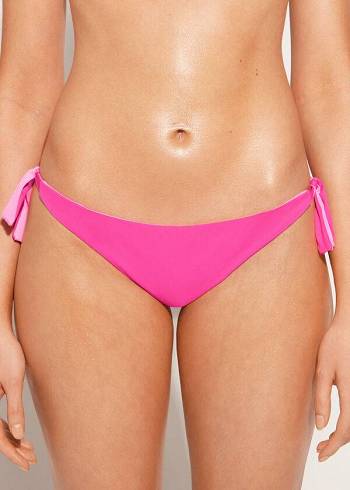Calzedonia Bow Brazilian Indonesia Eco Bikini Altları Kadın Pembe | TR2890YU