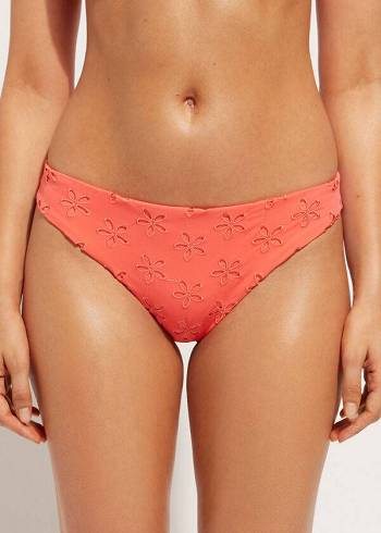 Calzedonia Corfù Bikini Altları Kadın Mercan Turuncu | TR2819YU