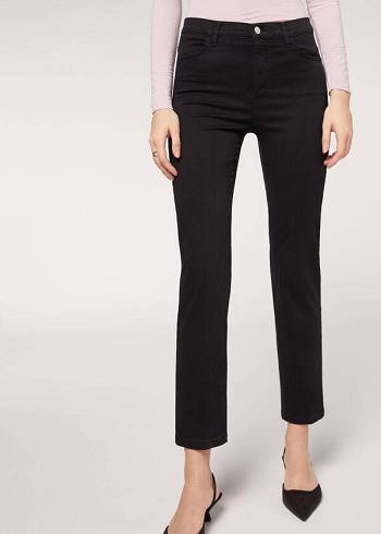 Calzedonia Eco Konfor Kot Pantolon Kadın Siyah | TR1624GL