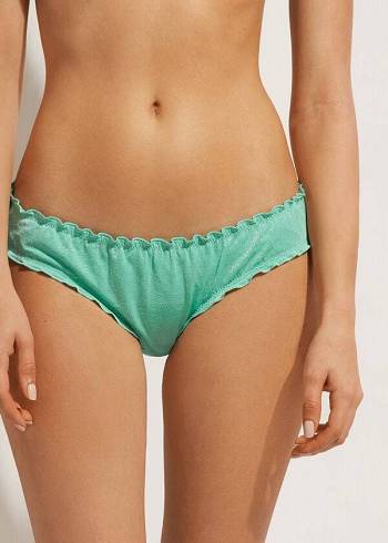 Calzedonia Formentera Bikini Altları Kadın Yeşil | TR2810GL
