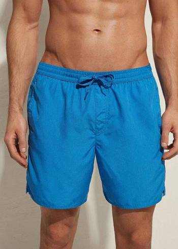 Calzedonia Formentera Şort Mayo Erkek Mavi | TR1281PQ