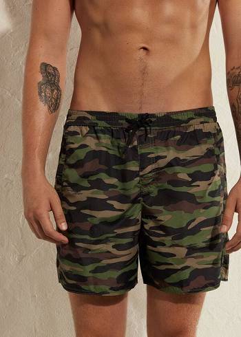 Calzedonia Formentera Şort Mayo Erkek Yeşil | TR1257SO
