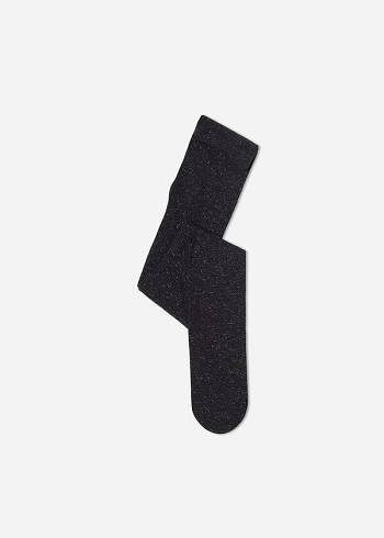 Calzedonia Glitter Viscose Tayt Çocuk Siyah Gümüş | TR1210JJ
