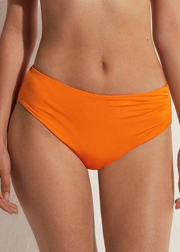 Calzedonia High Belli Indonesia Eco Bikini Altları Kadın Turuncu | TR2764HK