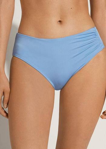 Calzedonia High Belli Indonesia Eco Bikini Altları Kadın Mavi | TR2767FM