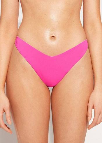 Calzedonia High Cut Brazilian Indonesia Eco Bikini Altları Kadın Pembe | TR2802VD