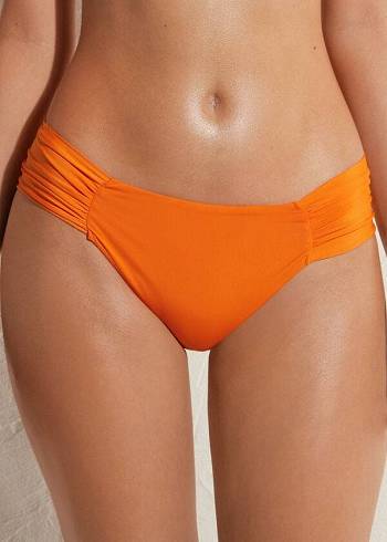 Calzedonia Indonesia Eco rise Bikini Altları Kadın Turuncu | TR2712HK