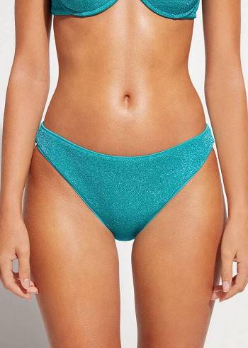 Calzedonia Las Vegas Bikini Altları Kadın Mavi | TR2697DN