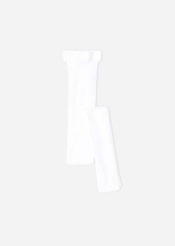 Calzedonia Micronet Tayt Çocuk Beyaz | TR1203PQ
