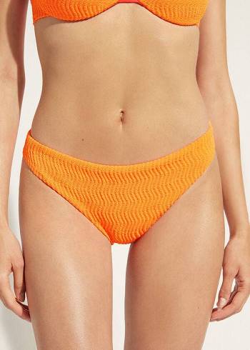 Calzedonia Mykonos Bikini Altları Kadın Turuncu | TR2684NB