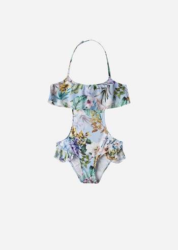 Calzedonia One Piece Atene Mayo Çocuk Mavi | TR1148UT