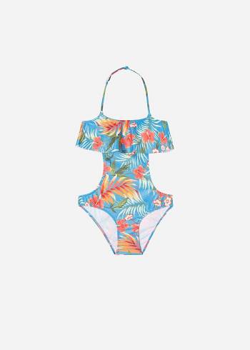 Calzedonia One-Piece Maui Mayo Çocuk Yeşil | TR1145RW