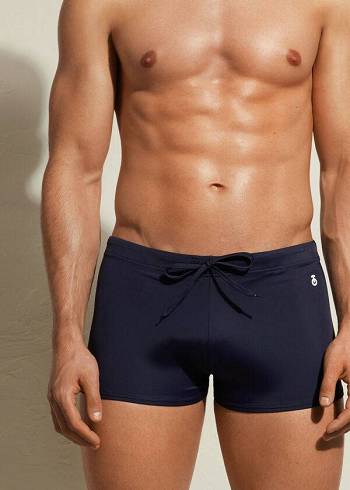 Calzedonia Panama Şort Mayo Erkek Lacivert | TR1239ZG