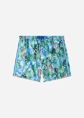 Calzedonia Patterned Ibiza Şort Mayo Erkek Renkli | TR1262JJ
