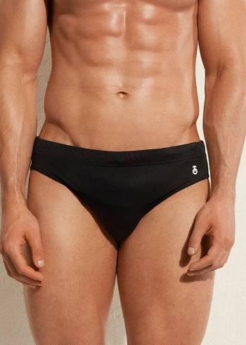 Calzedonia Rio Şort Mayo Erkek Siyah | TR1242VD