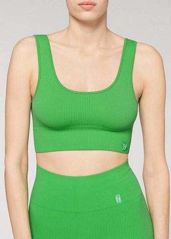 Calzedonia Seamless Nervürlü Cover Ups Kadın Yeşil | TR2079WY