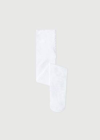 Calzedonia Soft Touch 50 Deniers Tayt Çocuk Beyaz | TR1190VD