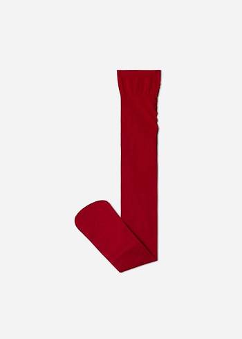 Calzedonia Soft Touch 50 Deniers Tayt Çocuk Kırmızı | TR1193MA
