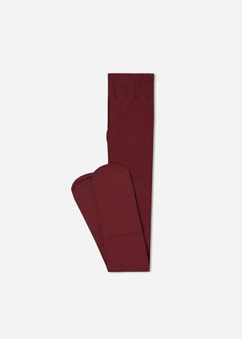 Calzedonia Soft Touch 50 Deniers Tayt Çocuk Bordo | TR1197RW