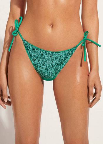 Calzedonia String Cannes Bikini Altları Kadın Yeşil | TR2607TV