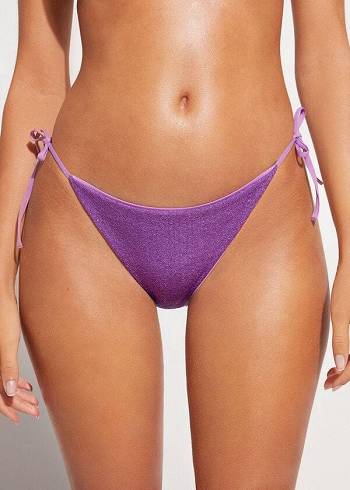 Calzedonia String Las Vegas Bikini Altları Kadın Mor | TR2591XF