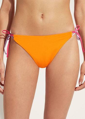 Calzedonia String Tokyo Bikini Altları Kadın Turuncu | TR2567LH