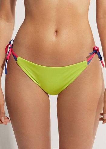 Calzedonia String Tokyo Bikini Altları Kadın Yeşil | TR2568KI