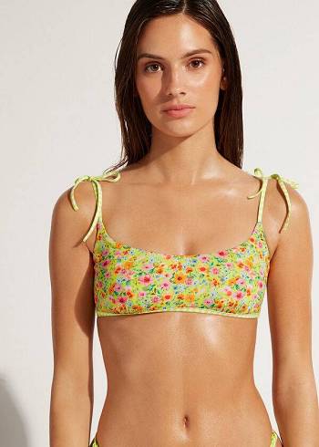 Calzedonia Tank Siviglia Bikini Üstleri Kadın Yeşil | TR2204VD