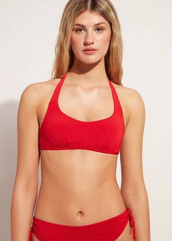 Calzedonia Tank-Stilleri Indonesia Bikini Üstleri Kadın Kırmızı | TR2181MA