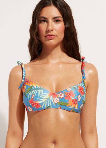 Calzedonia Tank-Stilleri Maui Bikini Üstleri Kadın Yeşil | TR2176XF