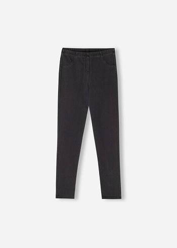 Calzedonia Thermal Denim Tayt Çocuk Gri | TR1043YU