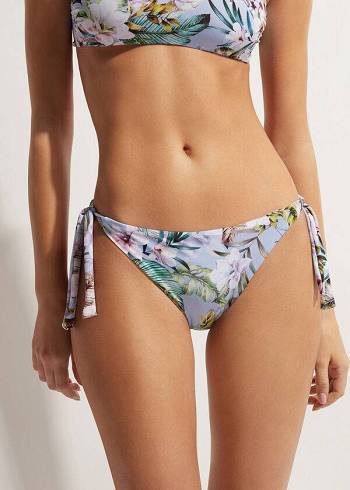 Calzedonia Tied Atene Bikini Altları Kadın Mavi | TR2549AP