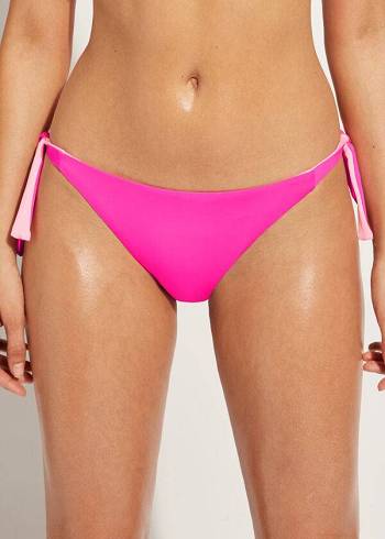 Calzedonia Tied Indonesia Eco Bikini Altları Kadın Pembe | TR2541LH