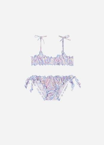 Calzedonia Two Piece Amalfi Mayo Çocuk Mavi | TR1140NB