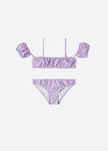 Calzedonia Two Piece Cipro Mayo Çocuk Mor | TR1135ZG