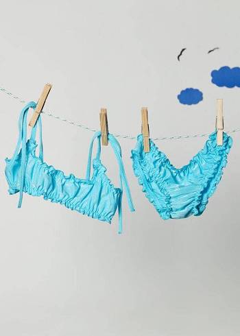 Calzedonia Two Piece Formentera Mayo Çocuk Turkuaz | TR1133KI