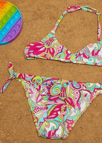 Calzedonia Two Piece Londra Mayo Çocuk Renkli | TR1131HK