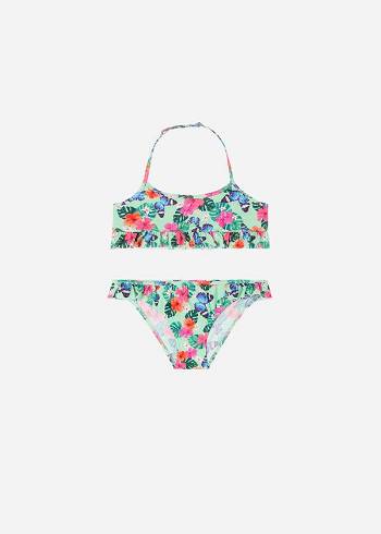 Calzedonia Two Piece Malibù Mayo Çocuk Yeşil | TR1129FM