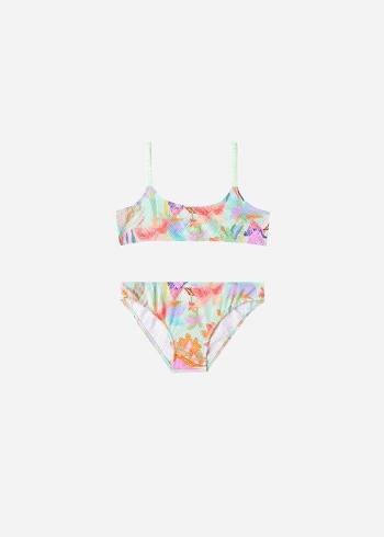 Calzedonia Two-Piece Tahiti Mayo Çocuk Yeşil | TR1115MA
